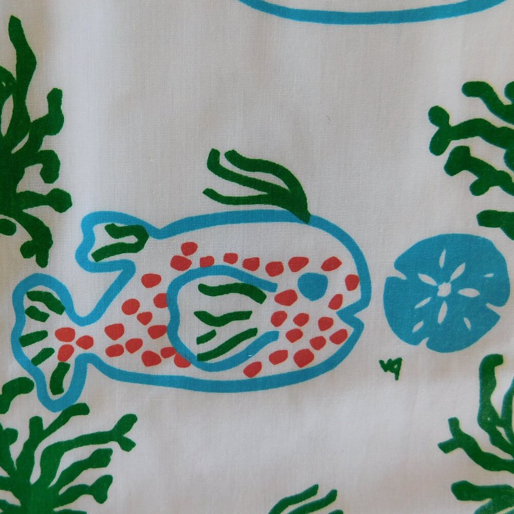 NOS Vested Gentress Sunfish Sand dollar resort skirt boho beach wedding VTG sz10